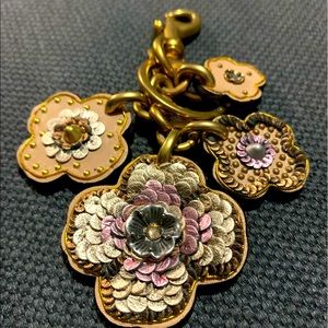 Coach tea rose charm